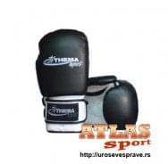 Crno bele rukavice za boks - Proizvođač Thema sport