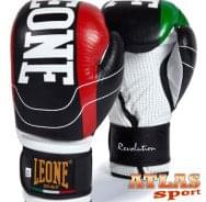 rukavice za boks Revolutione - proizvođač Leone - crno - bele - crvene - zelene