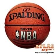 Kožna lopta za košarku Spalding silver NBA